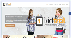 Desktop Screenshot of kidtrol.com